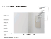 Tablet Screenshot of martinmertens.com